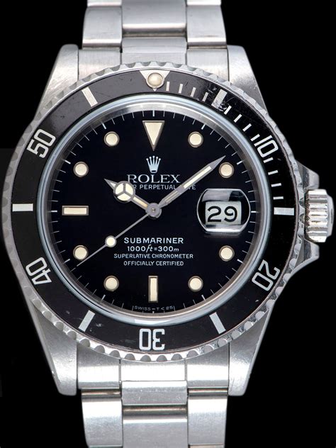 1987 rolex submariner 16800